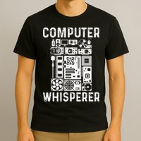 Funny Computer Geek Tech Nerd Gift Men Women Cool Support T-Shirt