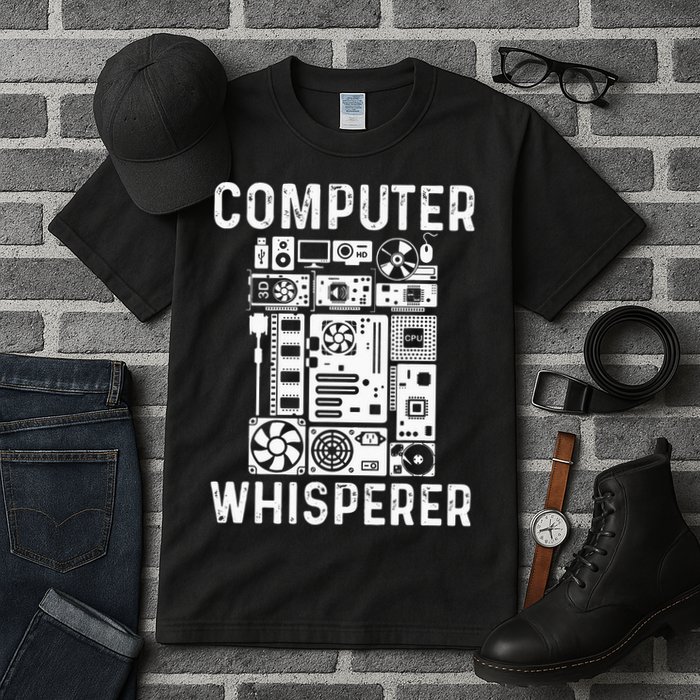 Funny Computer Geek Tech Nerd Gift Men Women Cool Support Tall T-Shirt