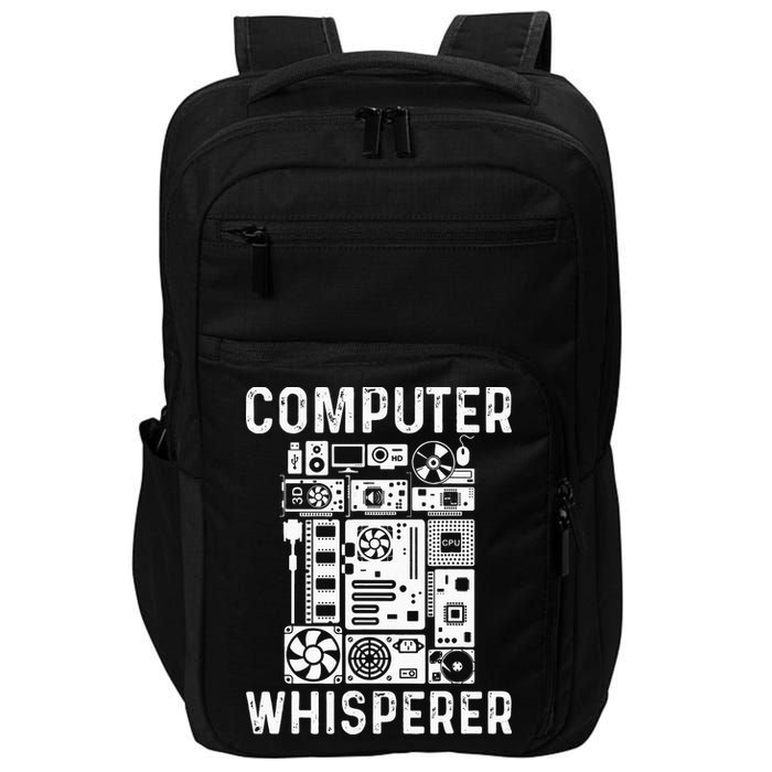 Funny Computer Geek Tech Nerd Gift Men Women Cool Support Impact Tech Backpack