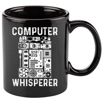 Funny Computer Geek Tech Nerd Gift Men Women Cool Support 11oz C Handle Ceramic Mug