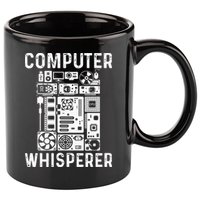 Funny Computer Geek Tech Nerd Gift Men Women Cool Support 11oz C Handle Ceramic Mug