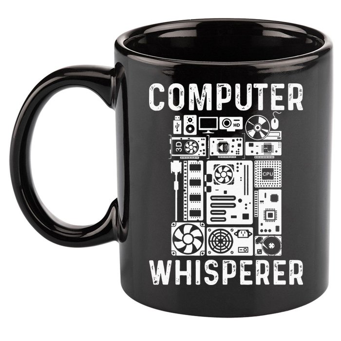 Funny Computer Geek Tech Nerd Gift Men Women Cool Support 11oz C Handle Ceramic Mug