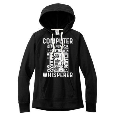 Funny Computer Geek Tech Nerd Gift Men Women Cool Support Women's Fleece Hoodie
