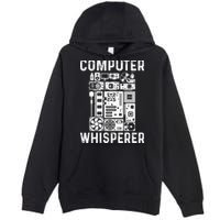 Funny Computer Geek Tech Nerd Gift Men Women Cool Support Premium Pullover Hoodie