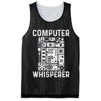 Funny Computer Geek Tech Nerd Gift Men Women Cool Support Mesh Reversible Basketball Jersey Tank