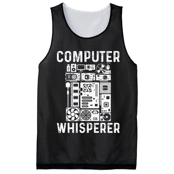 Funny Computer Geek Tech Nerd Gift Men Women Cool Support Mesh Reversible Basketball Jersey Tank