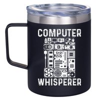 Funny Computer Geek Tech Nerd Gift Men Women Cool Support 12oz Stainless Steel Coffee Mug