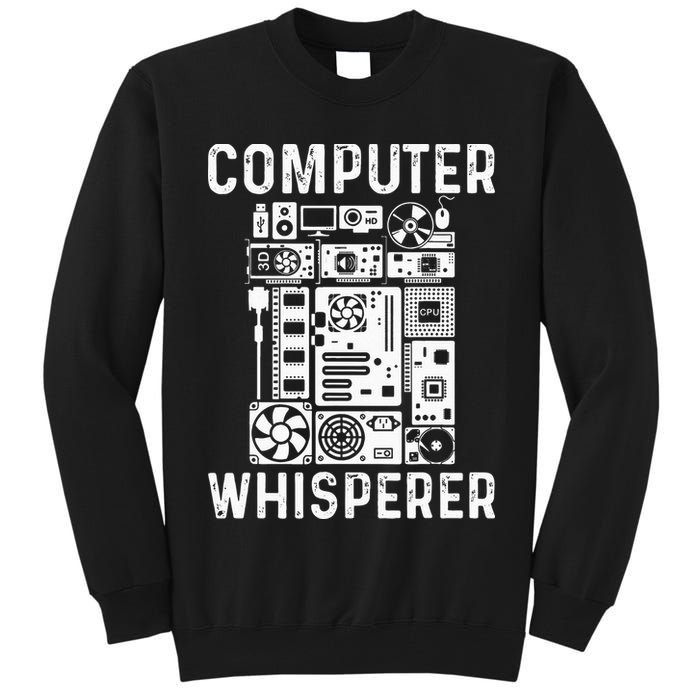 Funny Computer Geek Tech Nerd Gift Men Women Cool Support Tall Sweatshirt