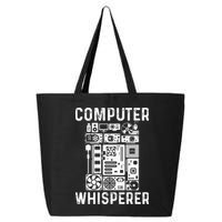 Funny Computer Geek Tech Nerd Gift Men Women Cool Support 25L Jumbo Tote