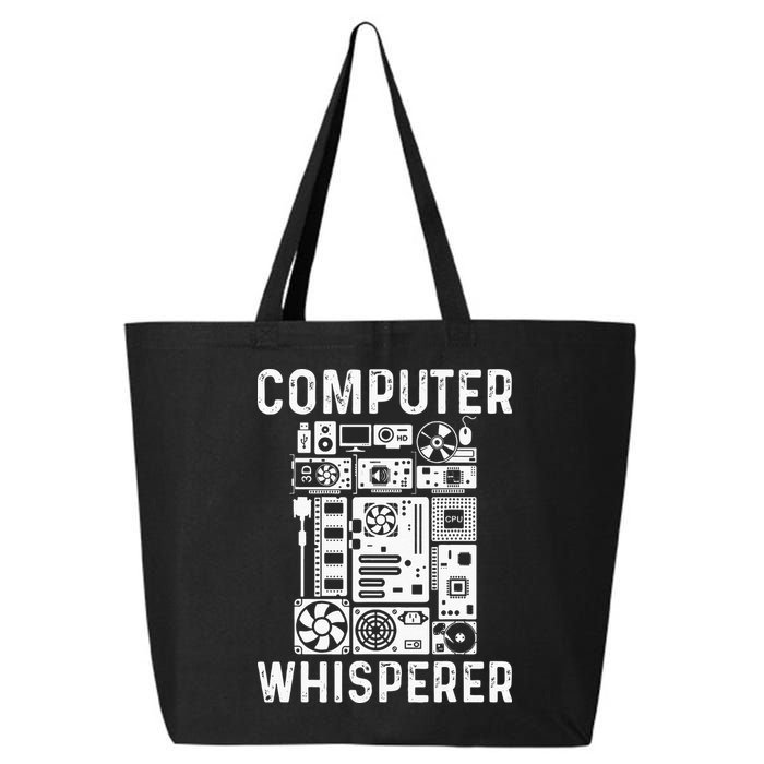 Funny Computer Geek Tech Nerd Gift Men Women Cool Support 25L Jumbo Tote