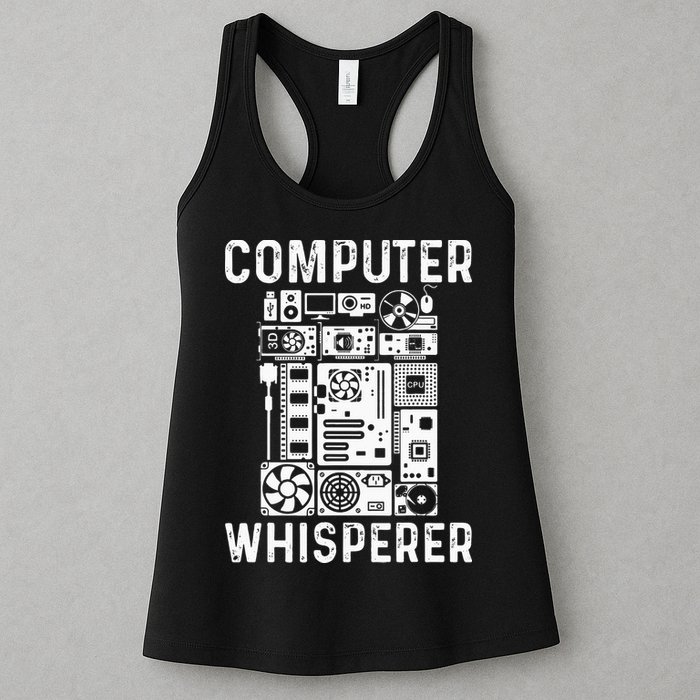 Funny Computer Geek Tech Nerd Gift Men Women Cool Support Womens Tank Top