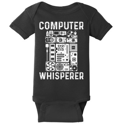 Funny Computer Geek Tech Nerd Gift Men Women Cool Support Baby Bodysuit