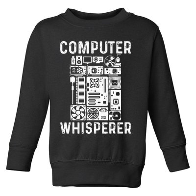 Funny Computer Geek Tech Nerd Gift Men Women Cool Support Toddler Sweatshirt