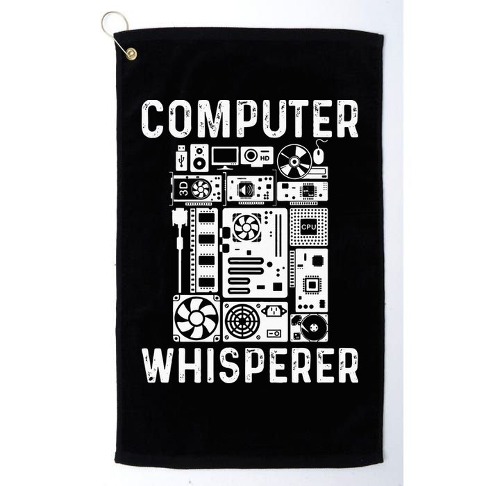 Funny Computer Geek Tech Nerd Gift Men Women Cool Support Golf Towel