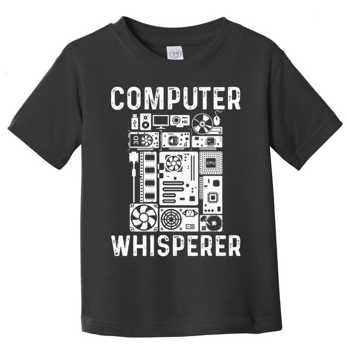 Funny Computer Geek Tech Nerd Gift Men Women Cool Support Toddler T-Shirt