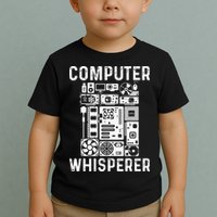 Funny Computer Geek Tech Nerd Gift Men Women Cool Support Toddler T-Shirt