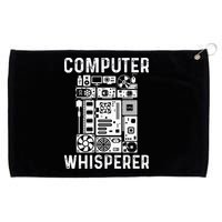 Funny Computer Geek Tech Nerd Gift Men Women Cool Support Grommeted Golf Towel