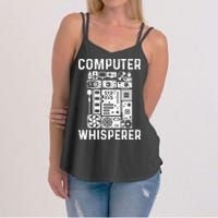 Funny Computer Geek Tech Nerd Gift Men Women Cool Support Women's Strappy Tank