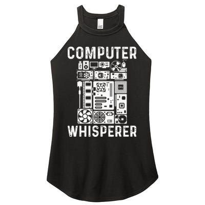 Funny Computer Geek Tech Nerd Gift Men Women Cool Support Women's Perfect Tri Rocker Tank