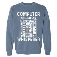 Funny Computer Geek Tech Nerd Gift Men Women Cool Support Garment-Dyed Sweatshirt
