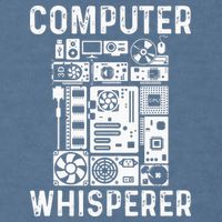 Funny Computer Geek Tech Nerd Gift Men Women Cool Support Garment-Dyed Sweatshirt