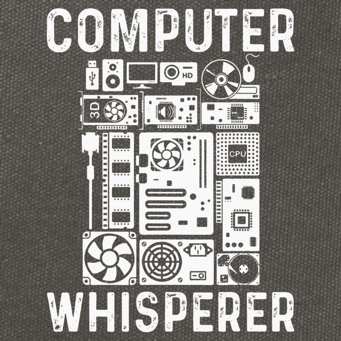 Funny Computer Geek Tech Nerd Gift Men Women Cool Support Cotton Canvas Backpack