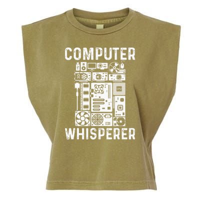 Funny Computer Geek Tech Nerd Gift Men Women Cool Support Garment-Dyed Women's Muscle Tee