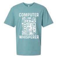 Funny Computer Geek Tech Nerd Gift Men Women Cool Support Sueded Cloud Jersey T-Shirt