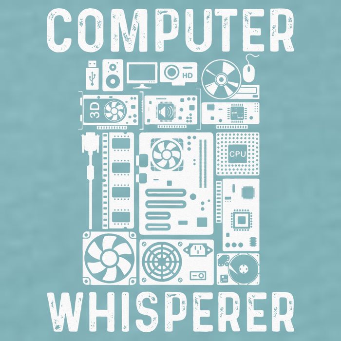 Funny Computer Geek Tech Nerd Gift Men Women Cool Support Sueded Cloud Jersey T-Shirt