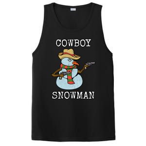 Funny Christmas Gift Western Cow Snow Gift PosiCharge Competitor Tank