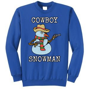 Funny Christmas Gift Western Cow Snow Gift Sweatshirt