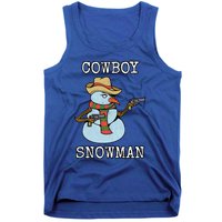 Funny Christmas Gift Western Cow Snow Gift Tank Top