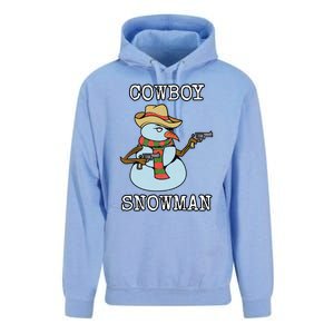 Funny Christmas Gift Western Cow Snow Gift Unisex Surf Hoodie