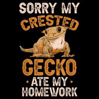 Fun Crested Gecko Eyelash Lizard Boy Girl Herpetologist 16 in Basic Backpack