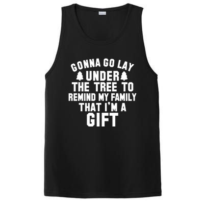 Funny Christmas Gonna Go Lay Under The Tree Gift PosiCharge Competitor Tank