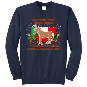 Funny Christmas Gift Dominick The Italian Christmas Donkey Sweatshirt