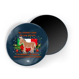 Funny Christmas Gift Dominick The Italian Christmas Donkey Magnet