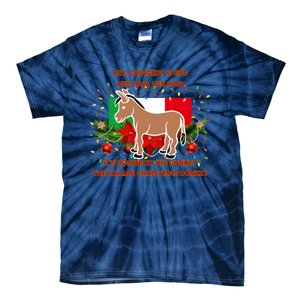 Funny Christmas Gift Dominick The Italian Christmas Donkey Tie-Dye T-Shirt