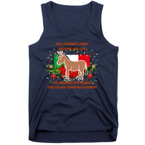 Funny Christmas Gift Dominick The Italian Christmas Donkey Tank Top