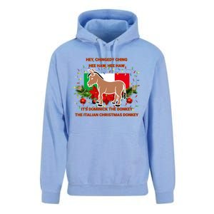 Funny Christmas Gift Dominick The Italian Christmas Donkey Unisex Surf Hoodie