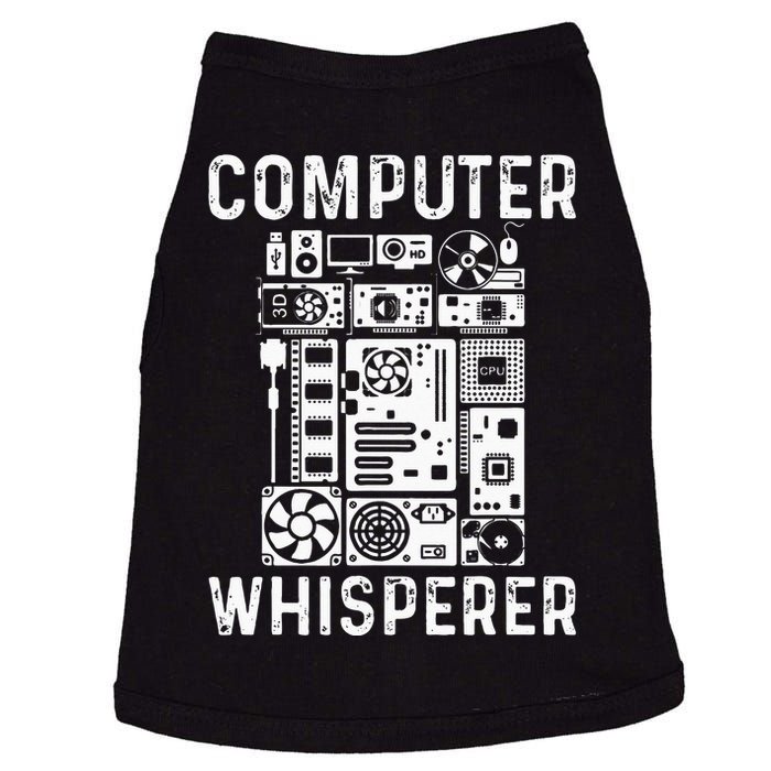 Funny Computer Geek Tech Nerd Gift Men Women Cool Support Doggie Tank