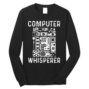 Funny Computer Geek Tech Nerd Gift Men Women Cool Support Long Sleeve Shirt