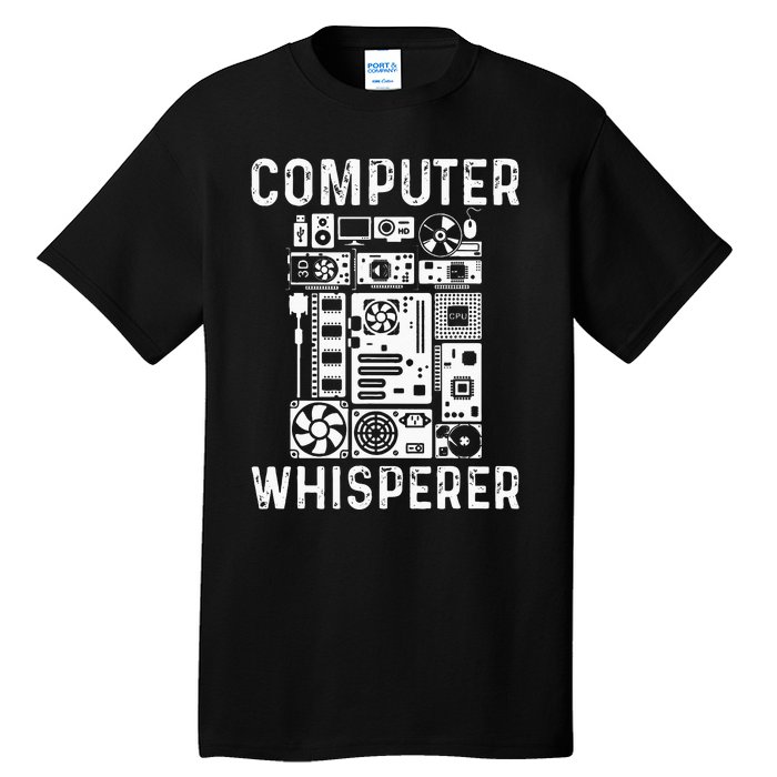 Funny Computer Geek Tech Nerd Gift Men Women Cool Support Tall T-Shirt