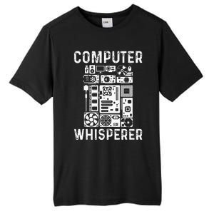 Funny Computer Geek Tech Nerd Gift Men Women Cool Support Tall Fusion ChromaSoft Performance T-Shirt