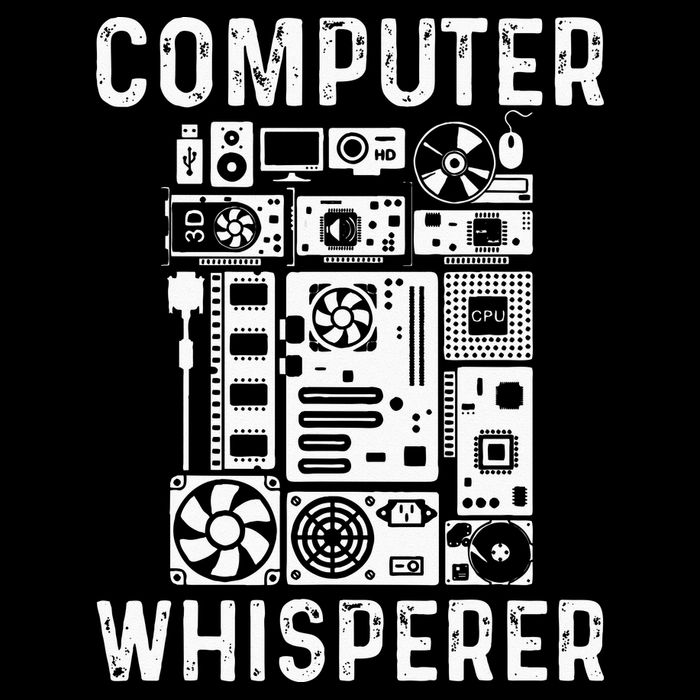 Funny Computer Geek Tech Nerd Gift Men Women Cool Support Drawstring Bag
