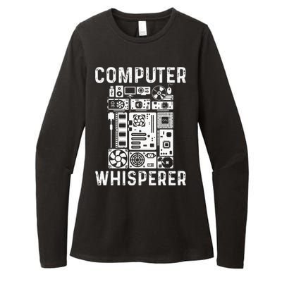 Funny Computer Geek Tech Nerd Gift Men Women Cool Support Womens CVC Long Sleeve Shirt