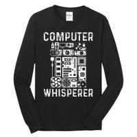 Funny Computer Geek Tech Nerd Gift Men Women Cool Support Tall Long Sleeve T-Shirt