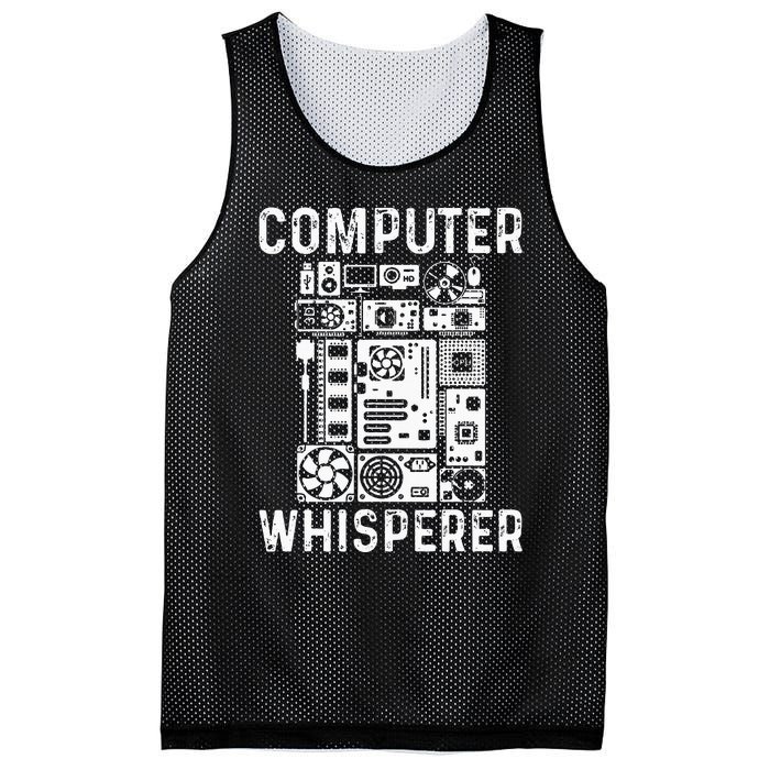 Funny Computer Geek Tech Nerd Gift Men Women Cool Support Mesh Reversible Basketball Jersey Tank