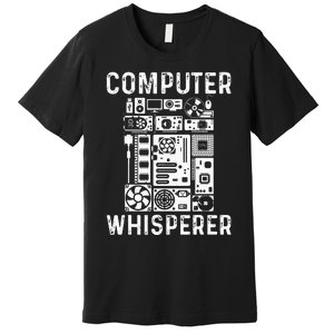 Funny Computer Geek Tech Nerd Gift Men Women Cool Support Premium T-Shirt