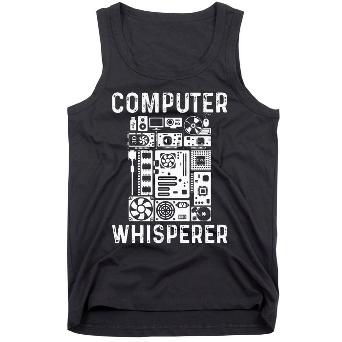 Funny Computer Geek Tech Nerd Gift Men Women Cool Support Tank Top